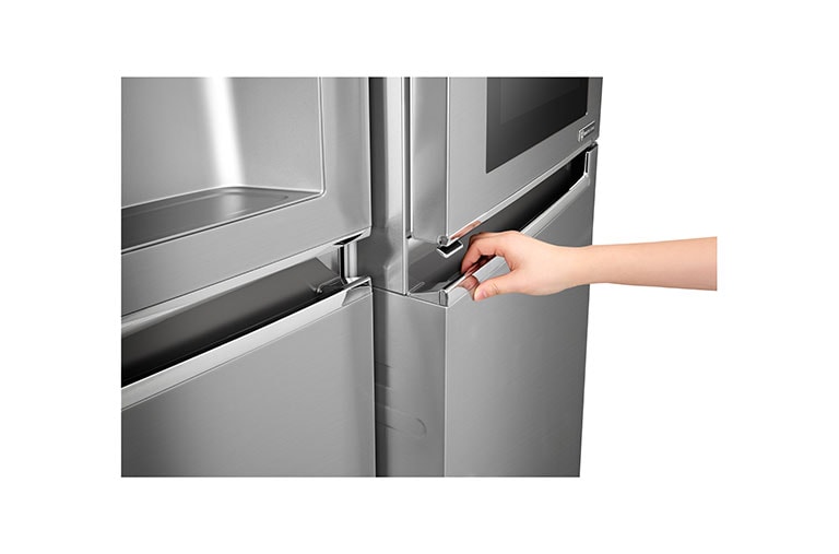 LG Knock, Knock! Keep it cool! | Instaview Door-in-Door™ Amerikaanse koelkast | No Plumbing | Total No Frost | Extra koel- en vriesruimte | Inverter Linear Compressor, GSX961NEAZ