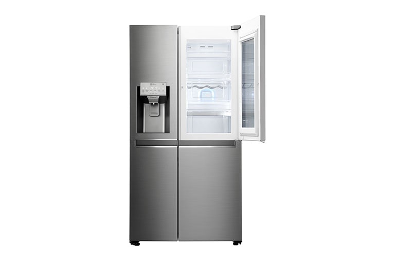 LG Knock, Knock! Keep it cool! | Instaview Door-in-Door™ Amerikaanse koelkast | No Plumbing | Total No Frost | Extra koel- en vriesruimte | Inverter Linear Compressor, GSX961NEAZ