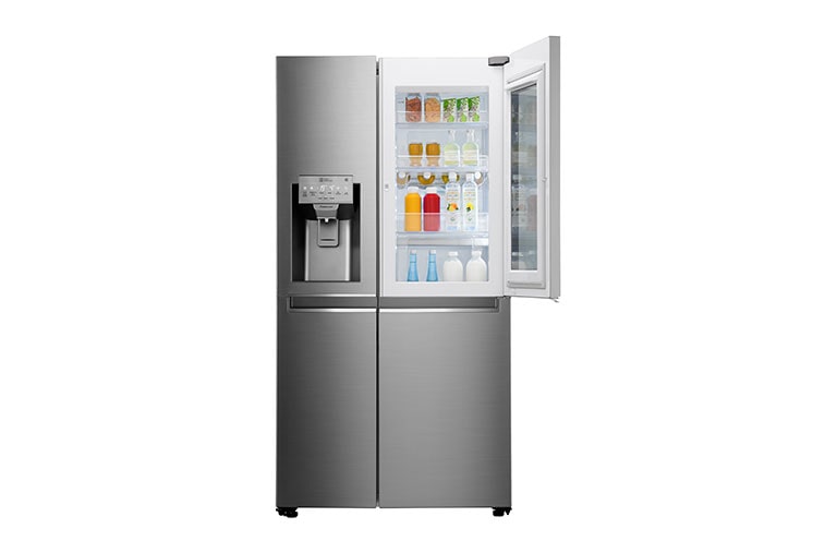 LG Knock, Knock! Keep it cool! | Instaview Door-in-Door™ Amerikaanse koelkast | No Plumbing | Total No Frost | Extra koel- en vriesruimte | Inverter Linear Compressor, GSX961NEAZ