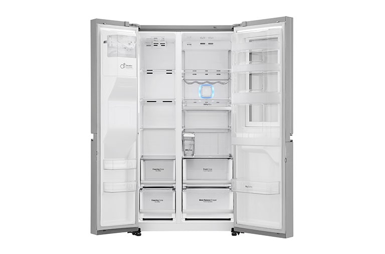 LG Knock, Knock! Keep it cool! | Instaview Door-in-Door™ Amerikaanse koelkast | No Plumbing | Total No Frost | Extra koel- en vriesruimte | Inverter Linear Compressor, GSX961NEAZ