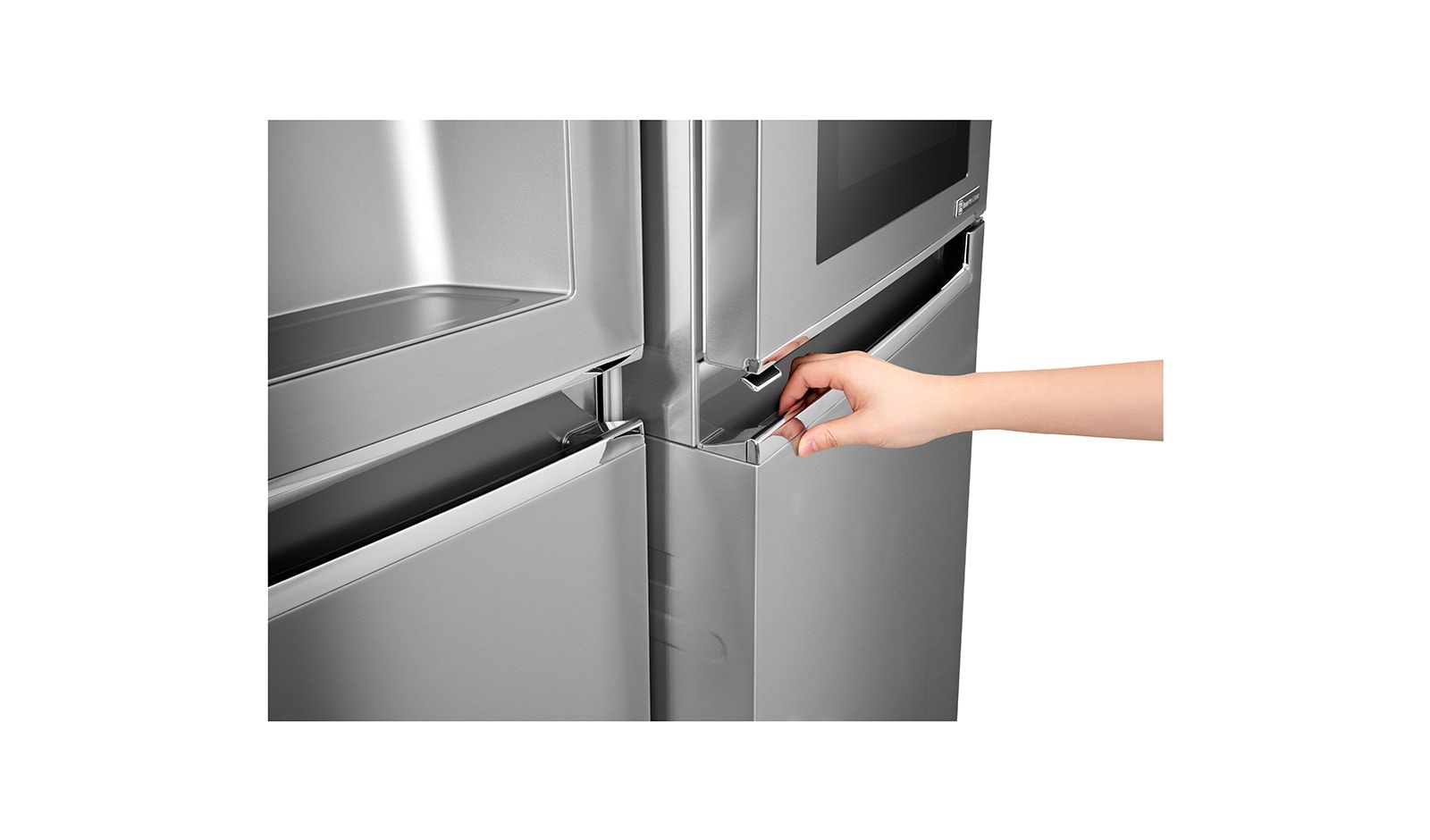 LG Knock, Knock! Keep it cool! | Instaview Door-in-Door™ Amerikaanse koelkast | No Plumbing | Total No Frost | Extra koel- en vriesruimte | Inverter Linear Compressor, GSX961NEAZ
