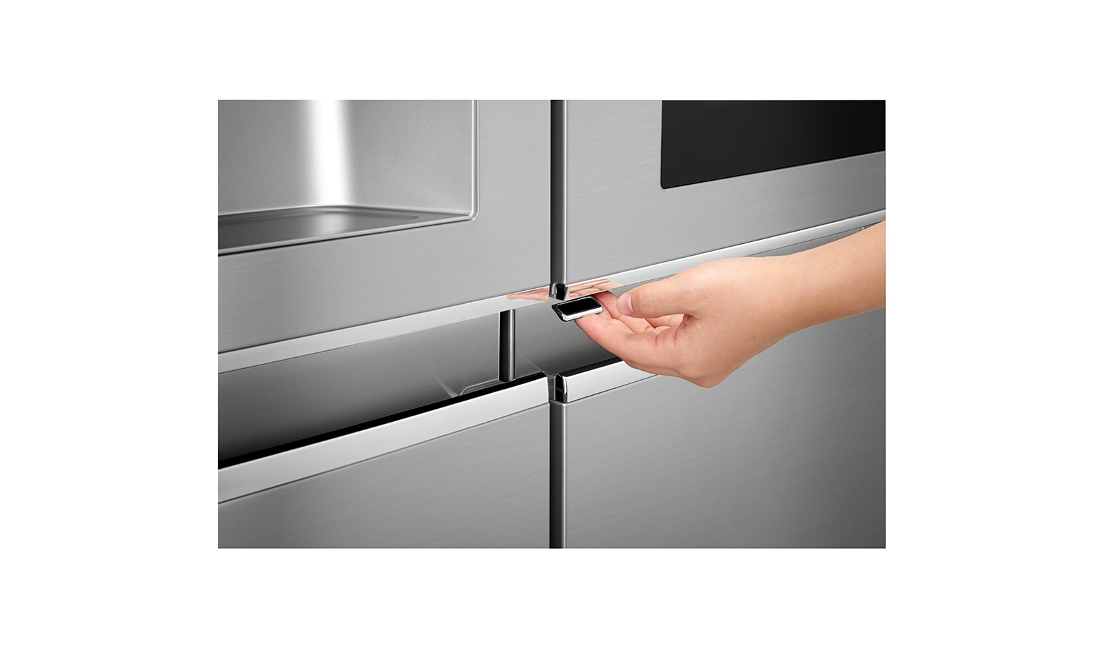 LG Knock, Knock! Keep it cool! | Instaview Door-in-Door™ Amerikaanse koelkast | No Plumbing | Total No Frost | Extra koel- en vriesruimte | Inverter Linear Compressor, GSX961NEAZ