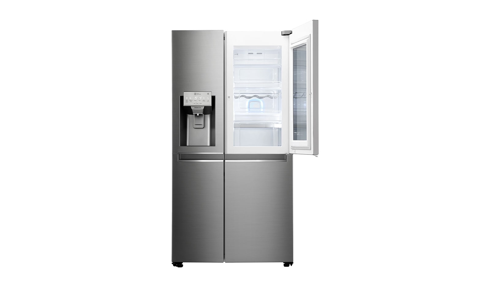 LG Knock, Knock! Keep it cool! | Instaview Door-in-Door™ Amerikaanse koelkast | No Plumbing | Total No Frost | Extra koel- en vriesruimte | Inverter Linear Compressor, GSX961NEAZ