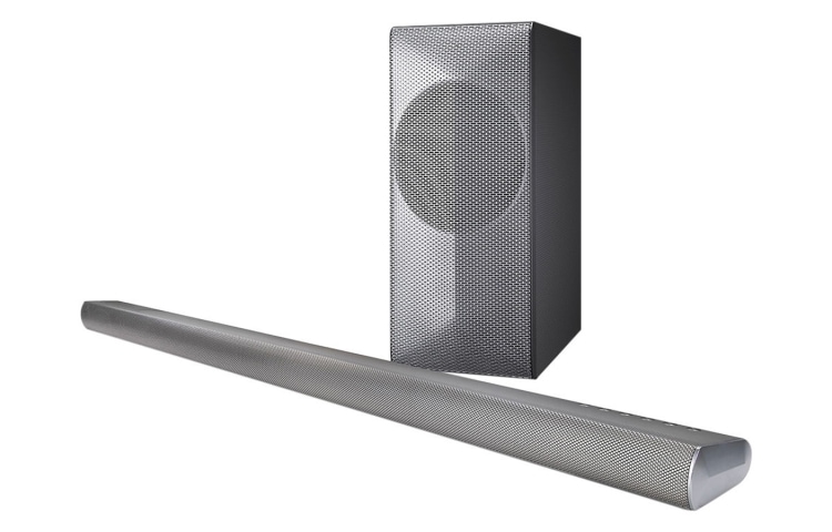 LG HS7 Soundbar | 360W Smart Hi-Fi Audio Wireless Multi Room Soundbar met draadloze Subwoofer, HS7 (LAS750M)