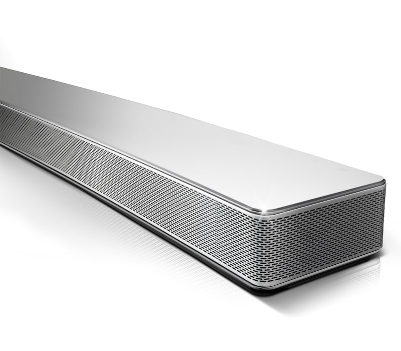 LG HS8 Soundbar | Curved Design | 4.1ch | 360W | Draadloze subwoofer | Geschikt voor 55" en 65" TV's | TV Sound Sync, HS8 (LAS855M)