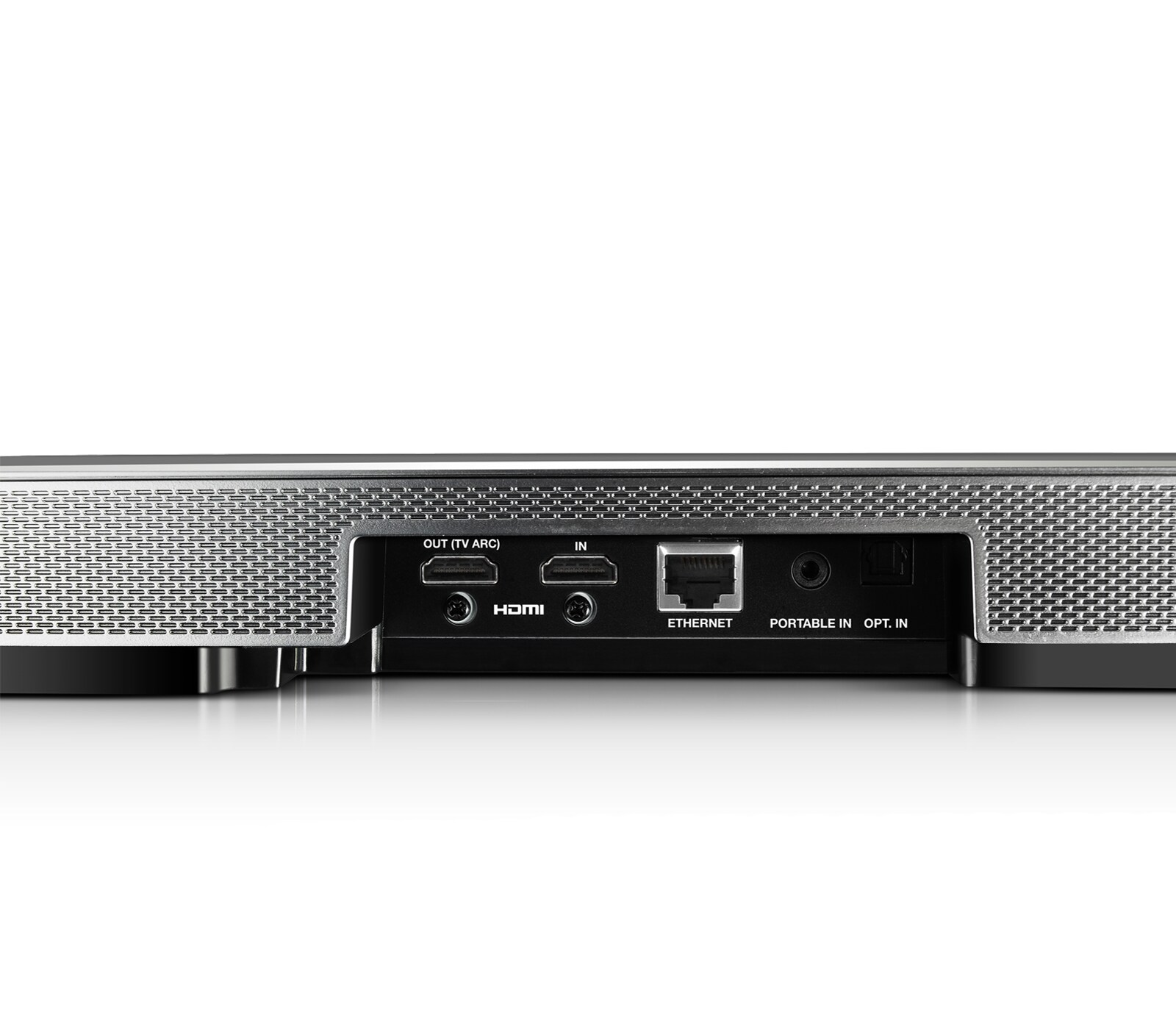 LG HS8 Soundbar | Curved Design | 4.1ch | 360W | Draadloze subwoofer | Geschikt voor 55" en 65" TV's | TV Sound Sync, HS8 (LAS855M)