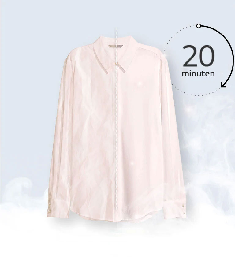 Verwijdert Kreukels en Vieze Geurtjes in 20 Minuten