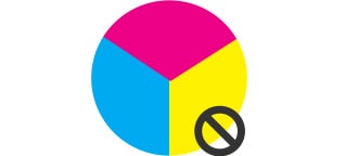 Pictogram zonder Wheel-less regenboogeffect