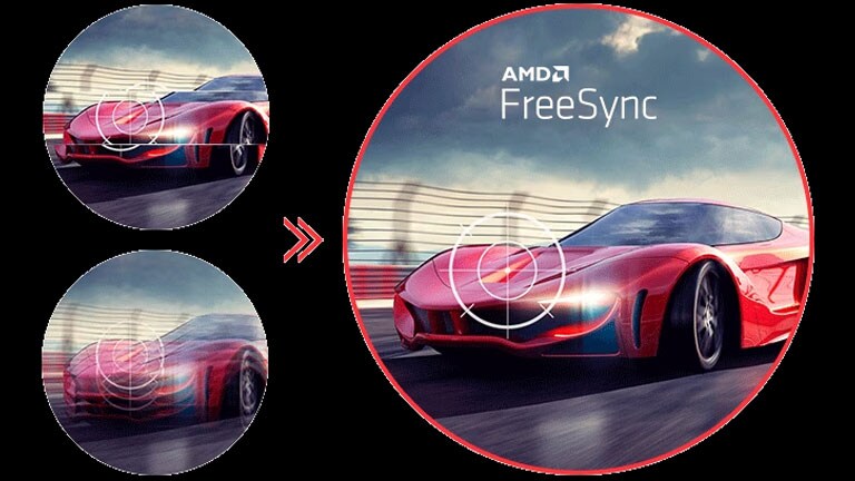 AMD FreeSync biedt vloeiende en snelle bewegingen.