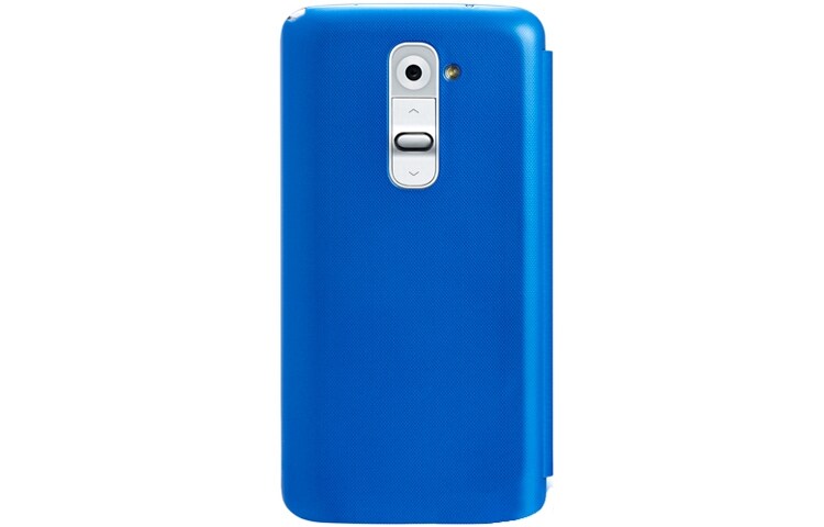 LG QuickWindow™ Folio Case geschikt voor de LG G2, CCF-240N-Blauw-G2-Smart-Cover