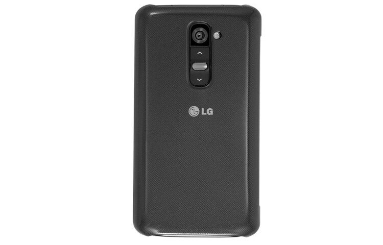 LG QuickWindow™ Folio Case geschikt voor de LG G2, CCF-240N-Zwart G2 Smart Cover