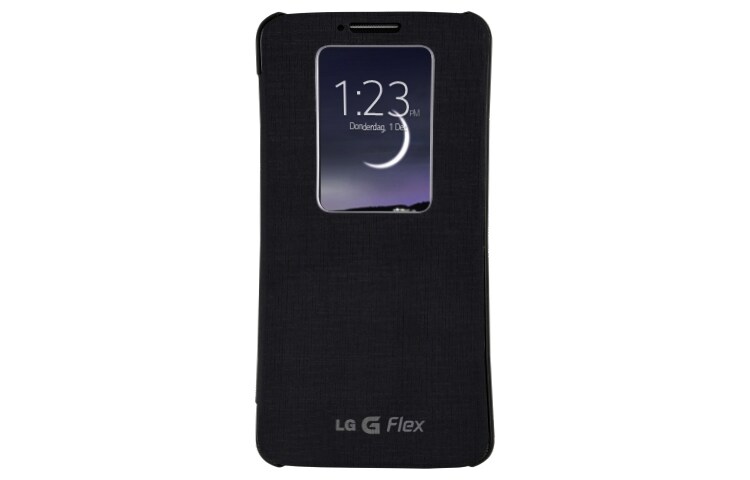 Vooraanzicht van QuickWindow™ Folio Case geschikt voor de G Flex CCH-320G