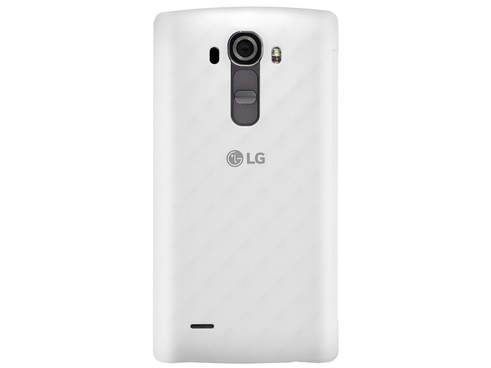 LG De LG G4 brengt Apps die je het meeste gebruikt samen in een handige cirkel. Zo vind je ze makkelijk en snel., G4 Quick Circle Case White