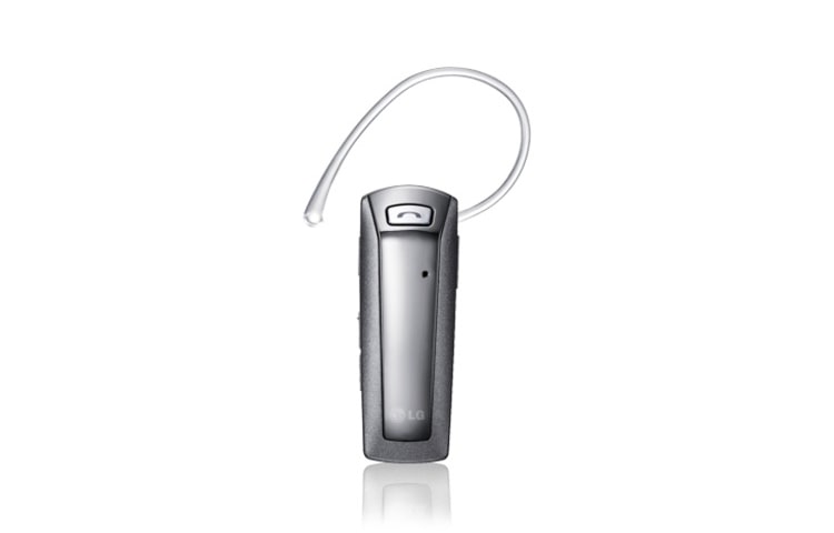 Vooraanzicht van LG Bluetooth-headset met digitale signaalverwerking en oplossing met 2 microfoons HBM-520