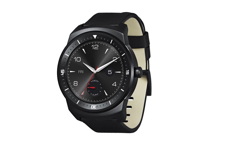 LG 1.3" Full Circle P-OLED scherm | Hartslagmeter | 410mAh batterij, LG G Watch R (W110)