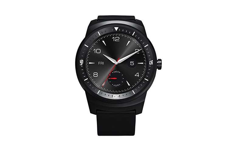 LG 1.3" Full Circle P-OLED scherm | Hartslagmeter | 410mAh batterij, LG G Watch R (W110)