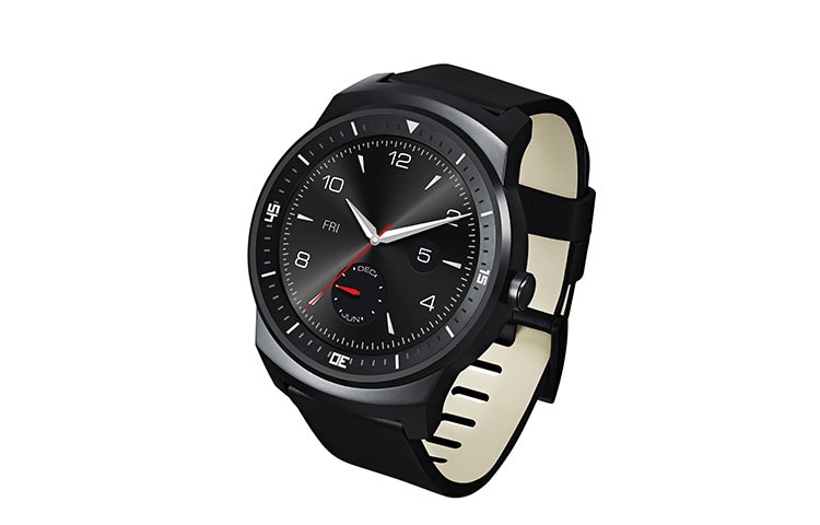 LG 1.3" Full Circle P-OLED scherm | Hartslagmeter | 410mAh batterij, LG G Watch R (W110)