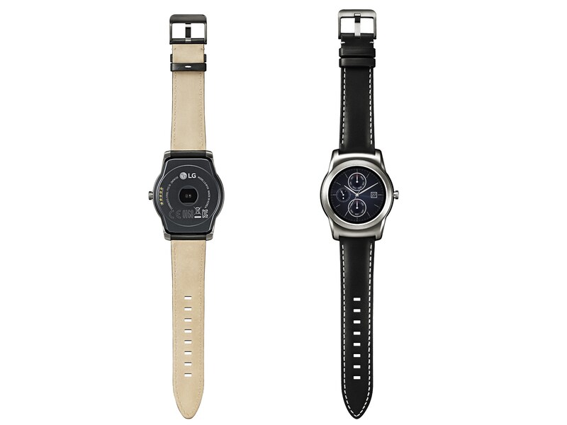 LG 1.3" Full Circle P-OLED scherm | Hartslagmeter | 410mAh batterij, LG Urbane Watch (W150)