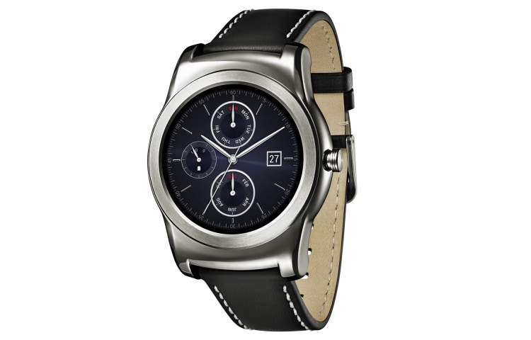 LG 1.3" Full Circle P-OLED scherm | Hartslagmeter | 410mAh batterij, LG Urbane Watch (W150)