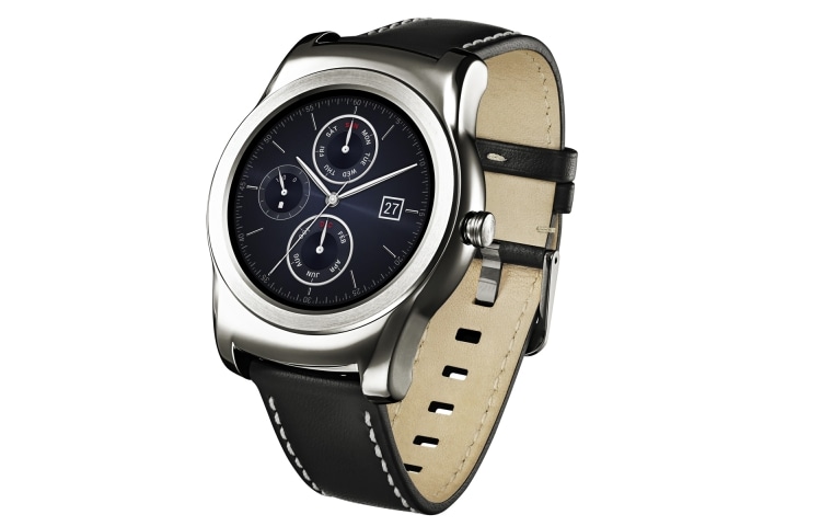 LG 1.3" Full Circle P-OLED scherm | Hartslagmeter | 410mAh batterij, LG Urbane Watch (W150)