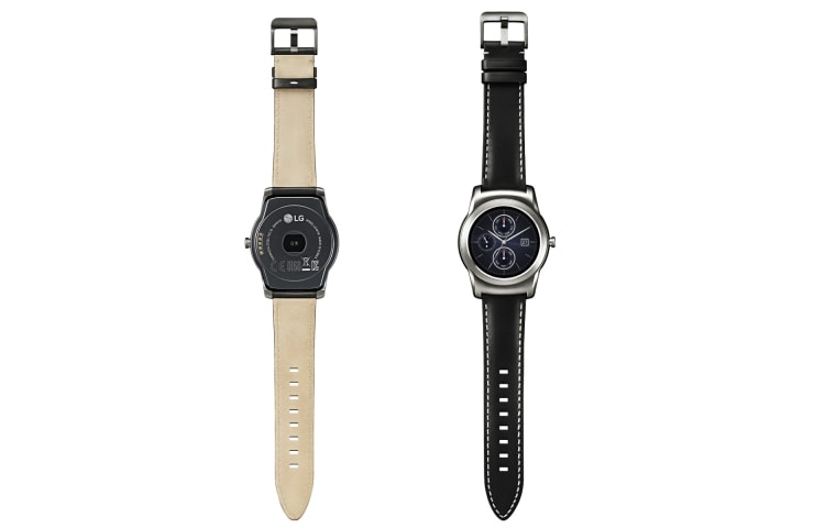 LG 1.3" Full Circle P-OLED scherm | Hartslagmeter | 410mAh batterij, LG Urbane Watch (W150)