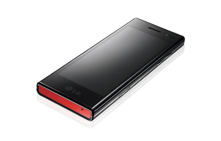 LG Mobiele telefoon met 4,0 "WVGA TFT-scherm, dual screen interface met 5 MP camera, BL40