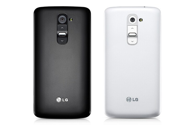 LG Met de inituïtief geplaatste Back Button bedien je het volume, maak je foto's en zet je de LG G2 aan en uit. Door twee keer op het scherm te tikken, wek je het Full HD 5.2 inch IPS scherm. De 13 megapixel camera maak de helderste foto's en de krachtige batterij houdt het de hele dag vol., D802-G2