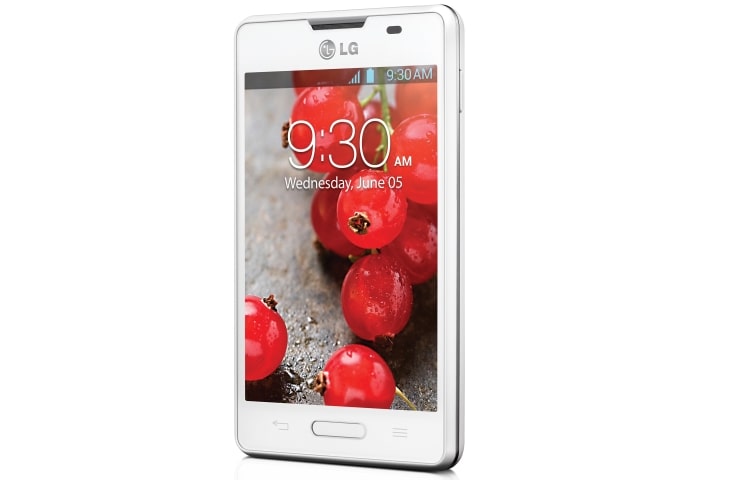 LG 3.8" inch display | Android Jelly Bean | Bluetooth, Wi-Fi en batterij voor langdurig gebruiksplezier, E440-Optimus-L4-II