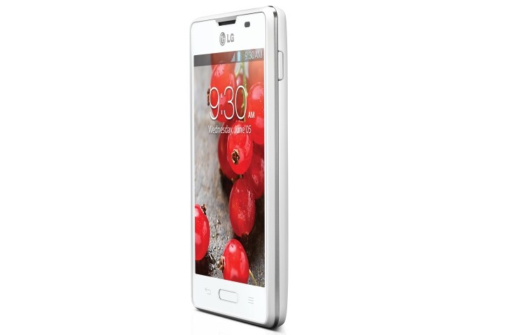 LG 3.8" inch display | Android Jelly Bean | Bluetooth, Wi-Fi en batterij voor langdurig gebruiksplezier, E440-Optimus-L4-II