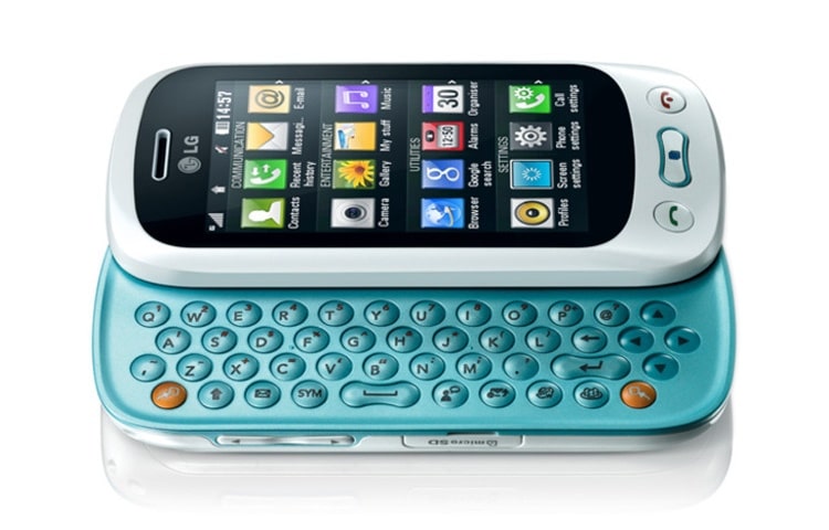LG Mobiele telefoon met volledig Qwerty toetsenbord voor supersnel up-to-date houden van je social network., GT350