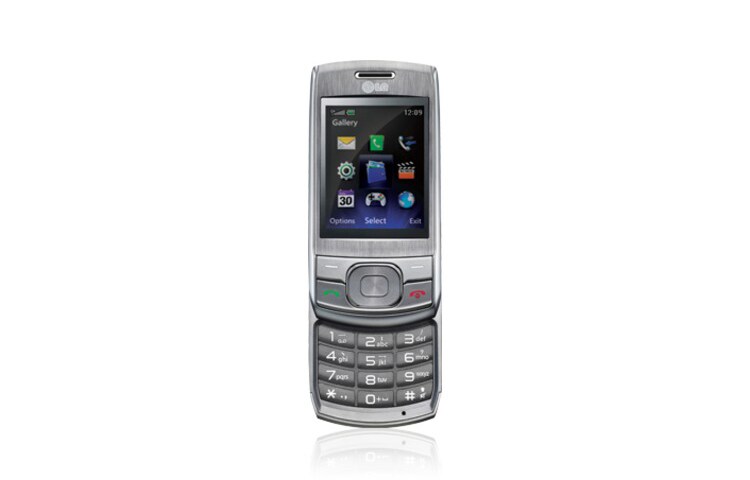 LG Compacte slider telefoon met allerlei handige en goede features. Verkrijgbaar in de kleuren zwart, zilver en roze, GU230