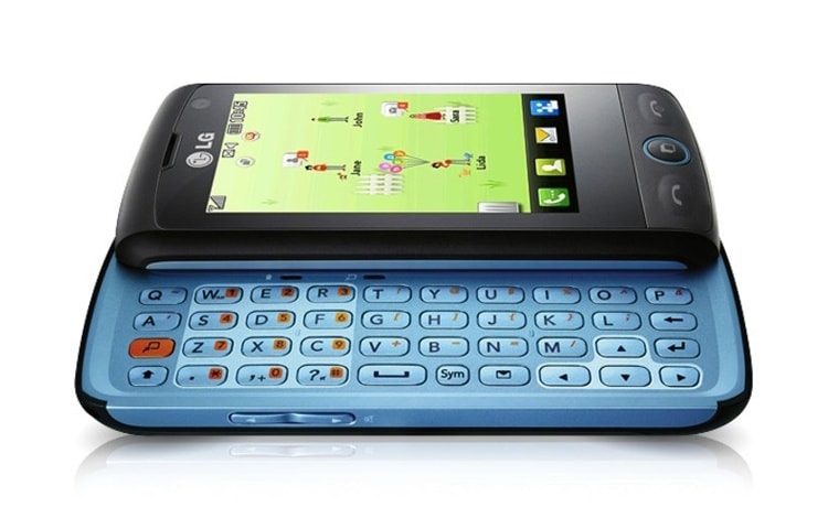LG Mobiele telefoon met 3 MP camera, QWERTY-toetsenbord en Full 2,8 "Touchscreen., GW520