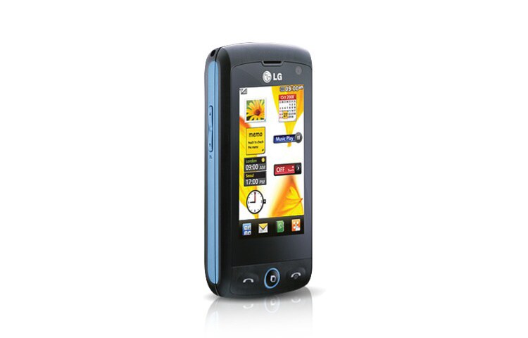 LG Mobiele telefoon met 3 MP camera, QWERTY-toetsenbord en Full 2,8 "Touchscreen., GW520