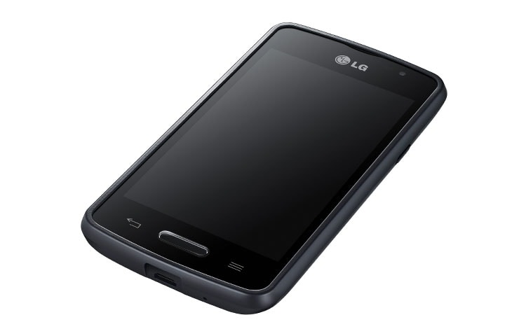 LG De LG L50 is de ideale instap smartphone voor de no-nonsense beller; de snelste in zijn soort! Met zijn 1.3 Ghz dual core processor open je apps en programma'srazendsnel, terwijl het 4 inch IPS scherm scherp beeld levert. Dankzij zijn bumper case hoef je je geen zorgen meer te maken., L50 (D213N)