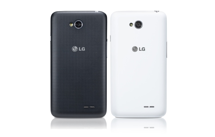 LG De LG L70 heeft alles wat je van een complete smartphone mag verwachten, en meer. Dankzij het grote 4,5 inch IPS-scherm blijft alles overzichtelijk. Dit model beschikt ook over KnockCode, waarmee je het toestel met een eenvoudig vingerpatroon ontwaakt., L70 (D320N)