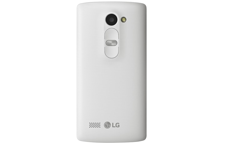 LG Met de back button onder je wijsvinger hou jij controle over je LG Leon. Regel het volume, maak foto’s en zet de telefoon aan of uit. Dankzij de back button zijn knoppen aan de zijkant niet meer nodig., LG Leon (H320)