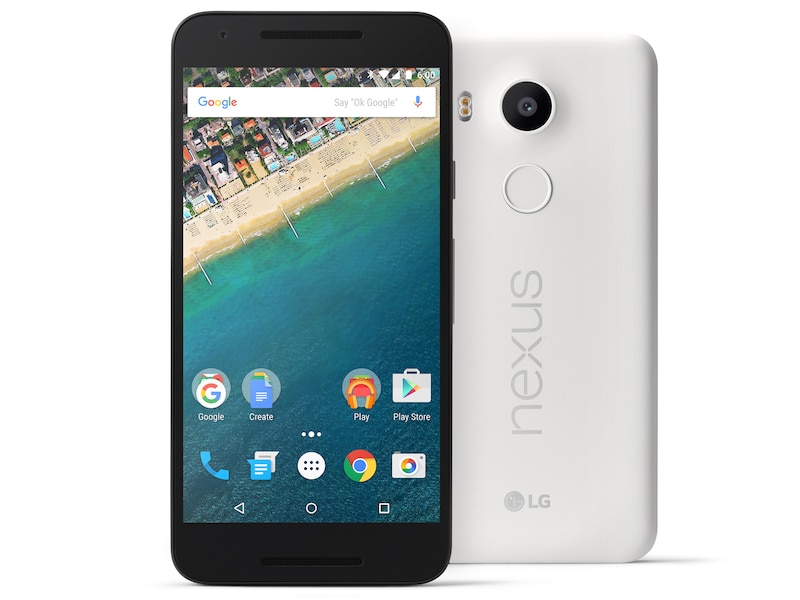 LG De 5.2" inch Nexus 5X smartphone is voorzien van het nieuwste Google Android 7.0 OS., Nexus 5X (H791F)