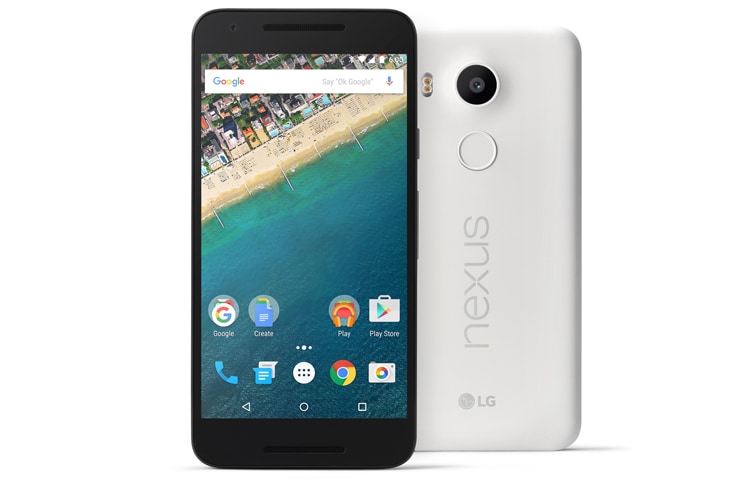 LG De 5.2" inch Nexus 5X smartphone is voorzien van het nieuwste Google Android 7.0 OS., Nexus 5X (H791F)