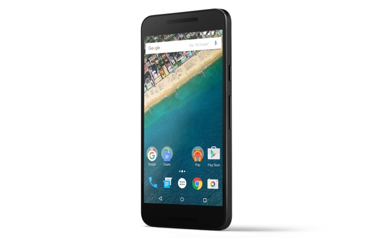 LG De 5.2" inch Nexus 5X smartphone is voorzien van het nieuwste Google Android 7.0 OS., Nexus 5X (H791F)