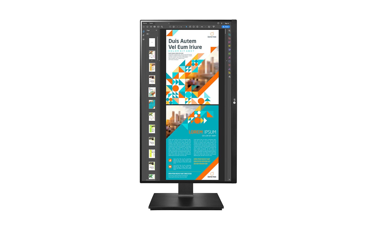 LG 23,8 QHD IPS-monitor met AMD FreeSync™, 24QP550-B