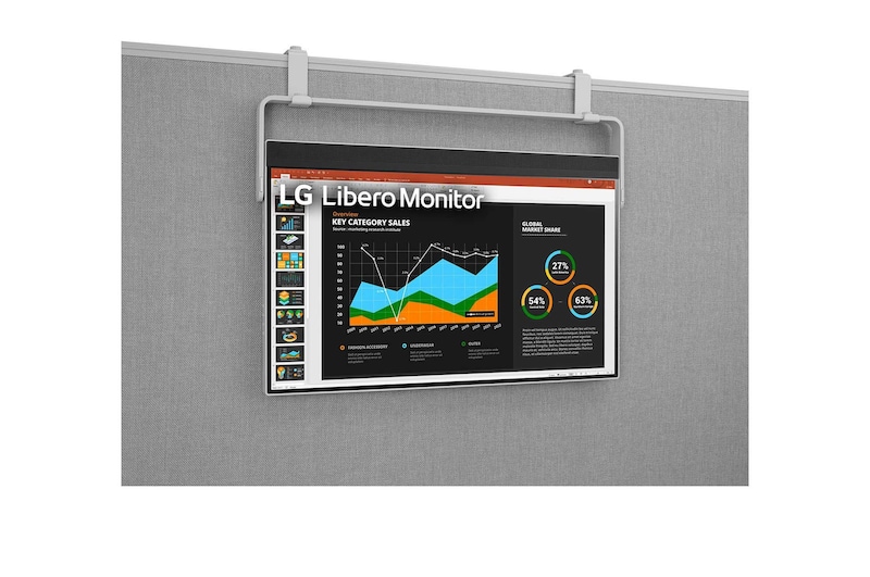 LG 27-inch QHD Libero Monitor met afneembare Full HD-webcam, 27BQ70QC-S