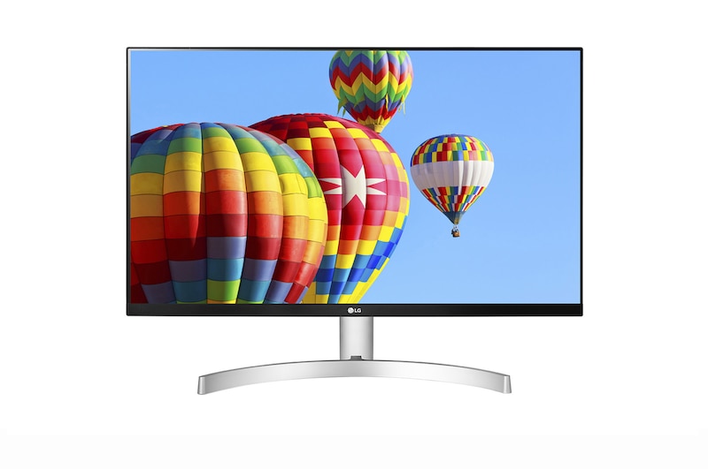 Vooraanzicht van 27" Full HD Virtually Borderless IPS-monitor 27ML600S-W