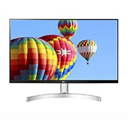 Vooraanzicht van 27&#34; Full HD Virtually Borderless IPS-monitor 27ML600S-W