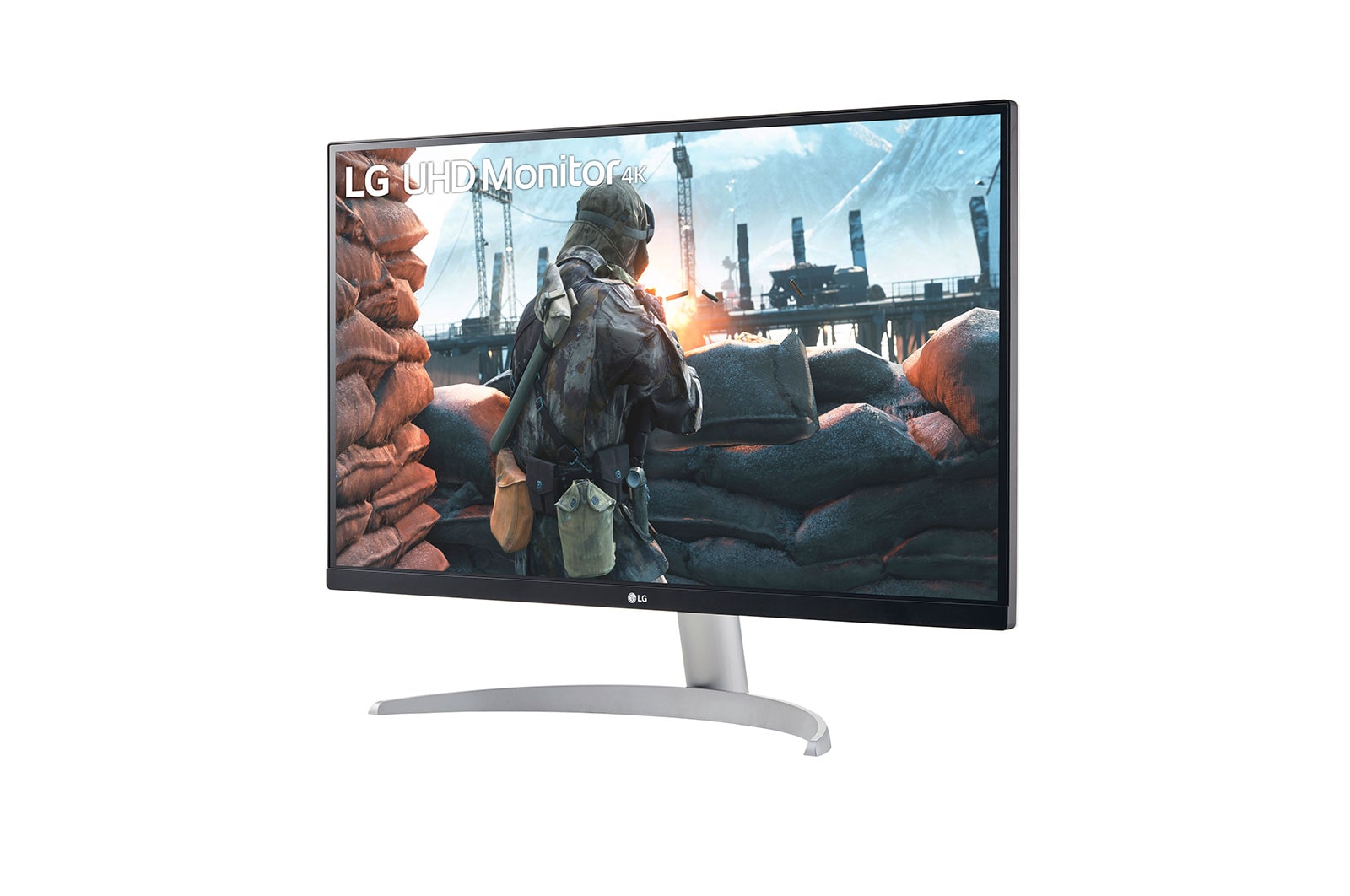LG 27" LG UHD 4K IPS monitor met VESA DisplayHDR™ 400, 27UP650P-W