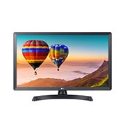 Vooraanzicht van 27,5&#34; HD Ready LED TV Monitor met brede kijkhoek 28TN515V-PZ