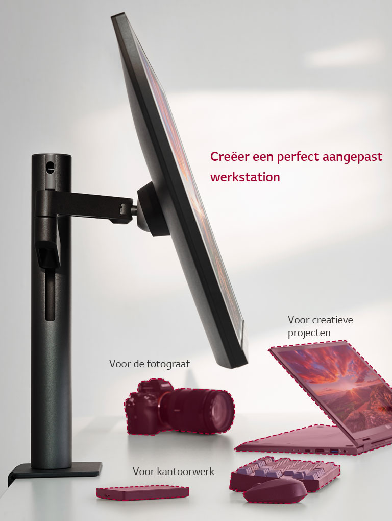 De perfect aangepaste werkplek voor fotografen, bij creatieve beroepen en bij kantoorwerk