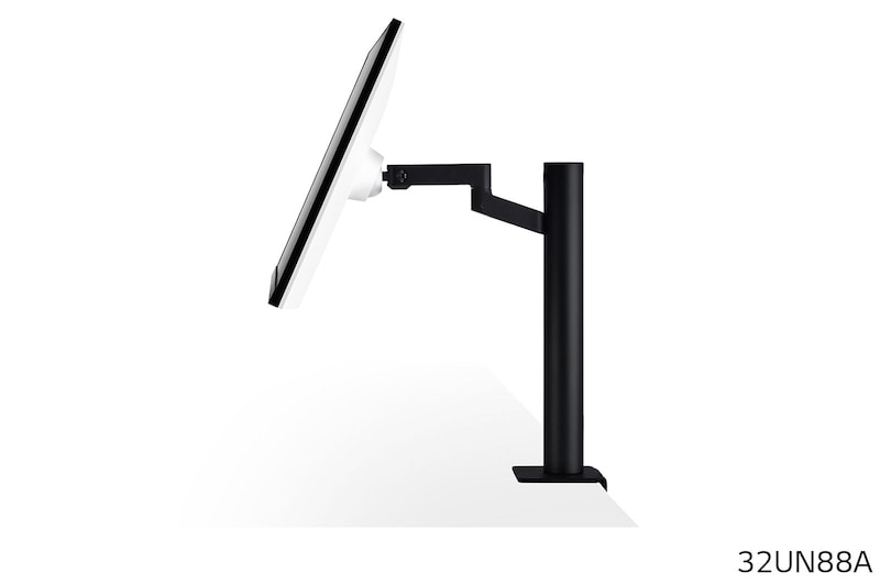 LG 31,5" UHD 4K Ergo IPS-monitor met USB Type-C™, 32UN88A-W