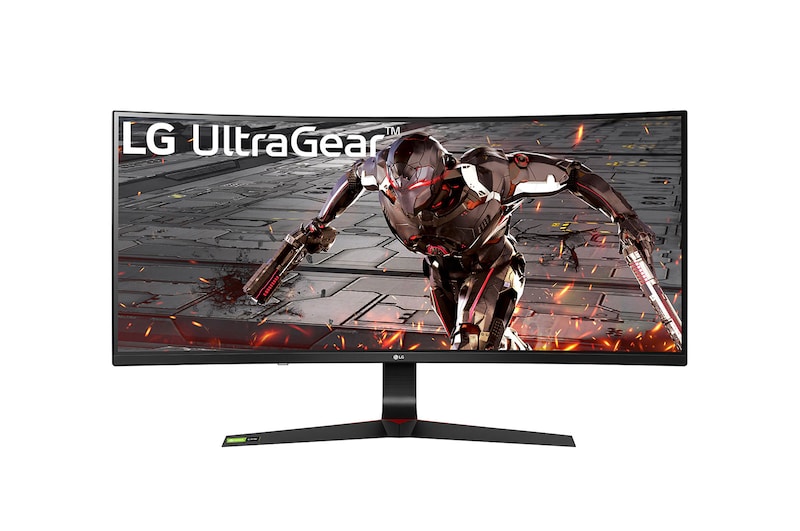 LG 34" UltraGear™ Full HD IPS curved gamemonitor met NVIDIA® G-SYNC®, 34GN73A-B