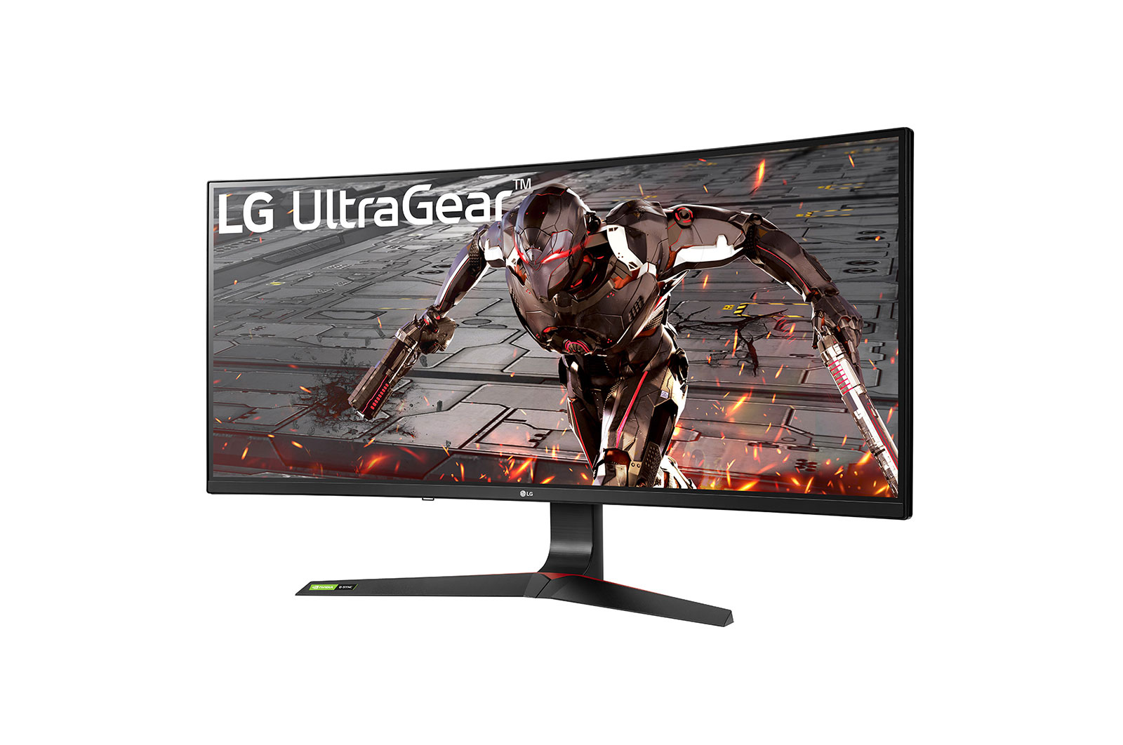 LG 34" UltraGear™ Full HD IPS curved gamemonitor met NVIDIA® G-SYNC®, 34GN73A-B