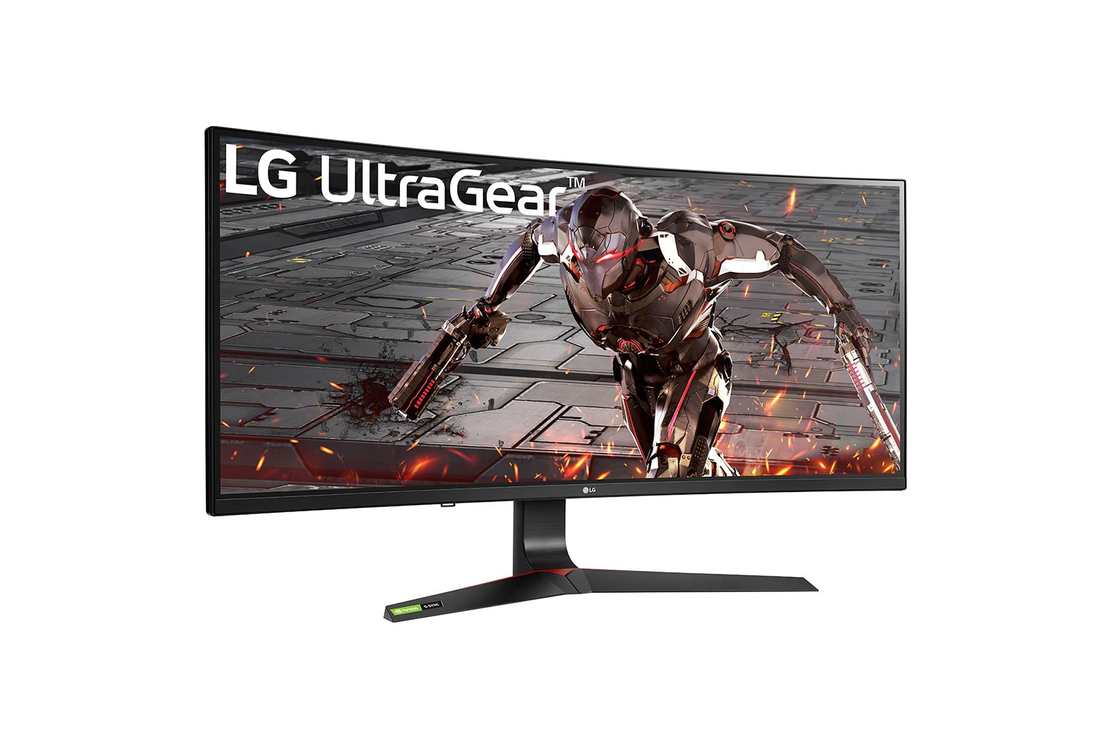 LG 34" UltraGear™ Full HD IPS curved gamemonitor met NVIDIA® G-SYNC®, 34GN73A-B